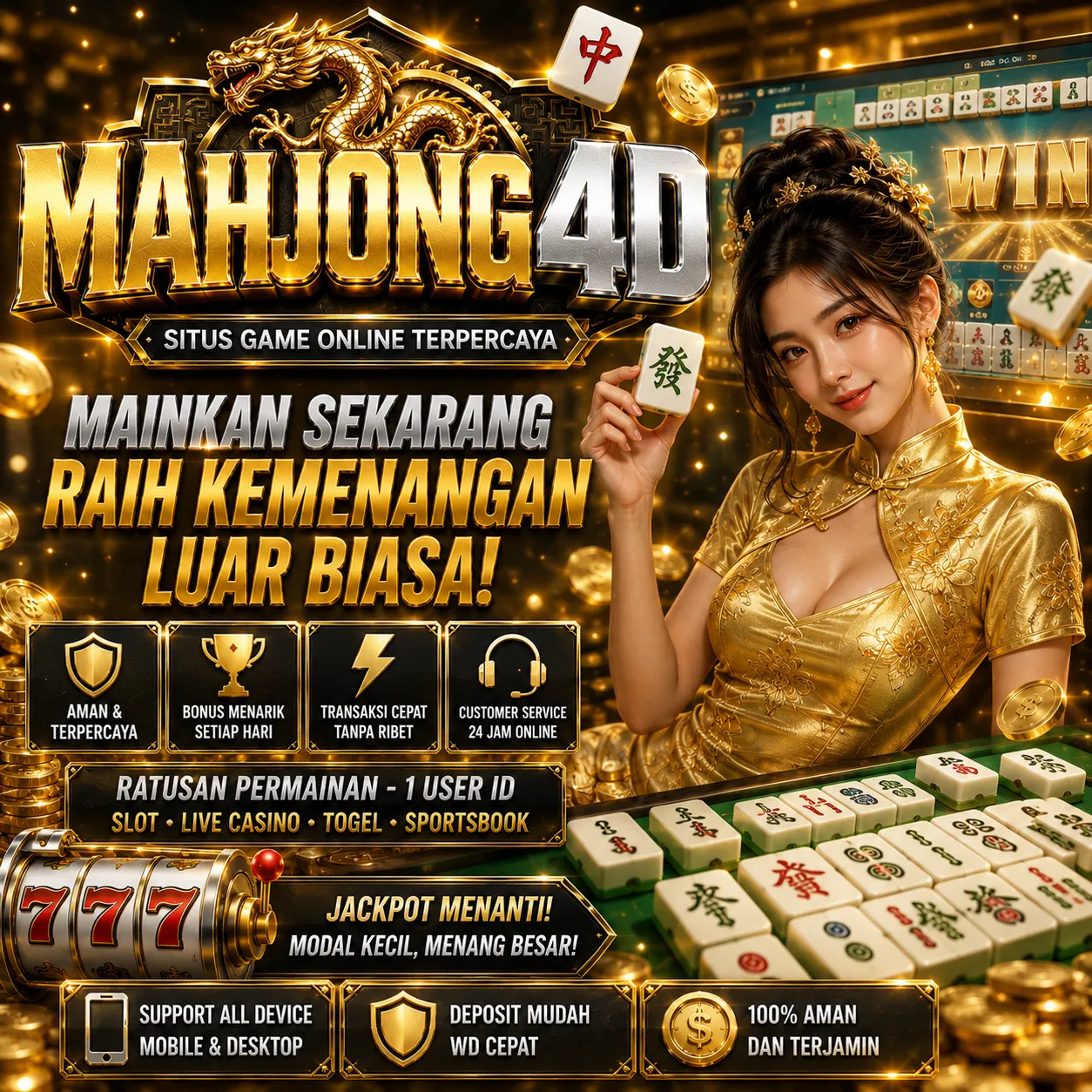 MAHJONG4D Banner